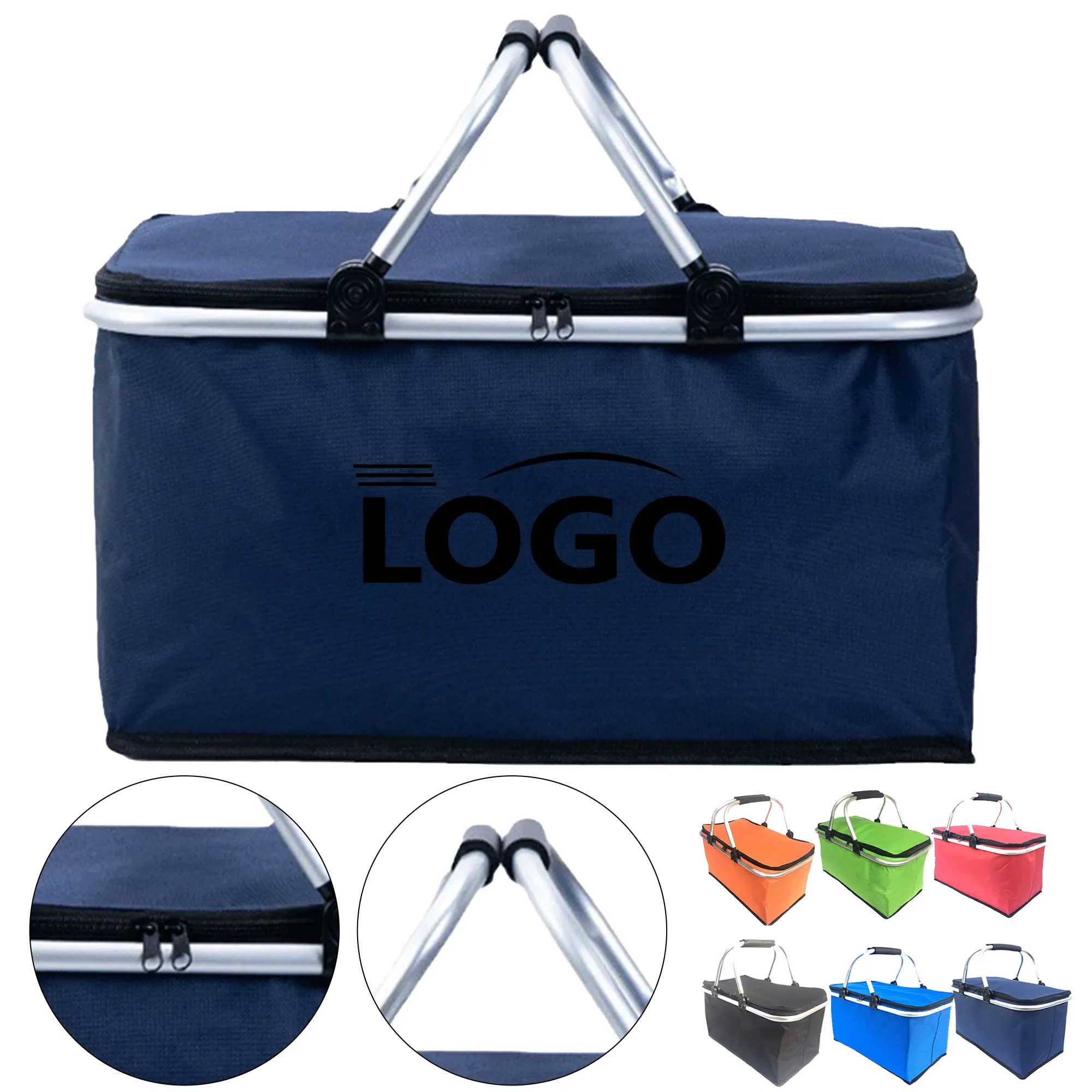 Collapsible Insulated Picnic Storage Basket 3