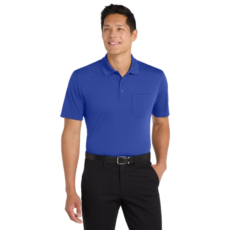 Port Authority Dry Zone UV Micro-Mesh Pocket Polo. 20