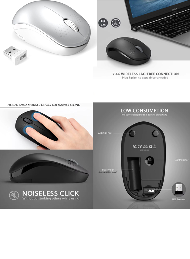 iBank ® Wireless Mouse for Laptop, PC, Tablet, Computer and Mac 1