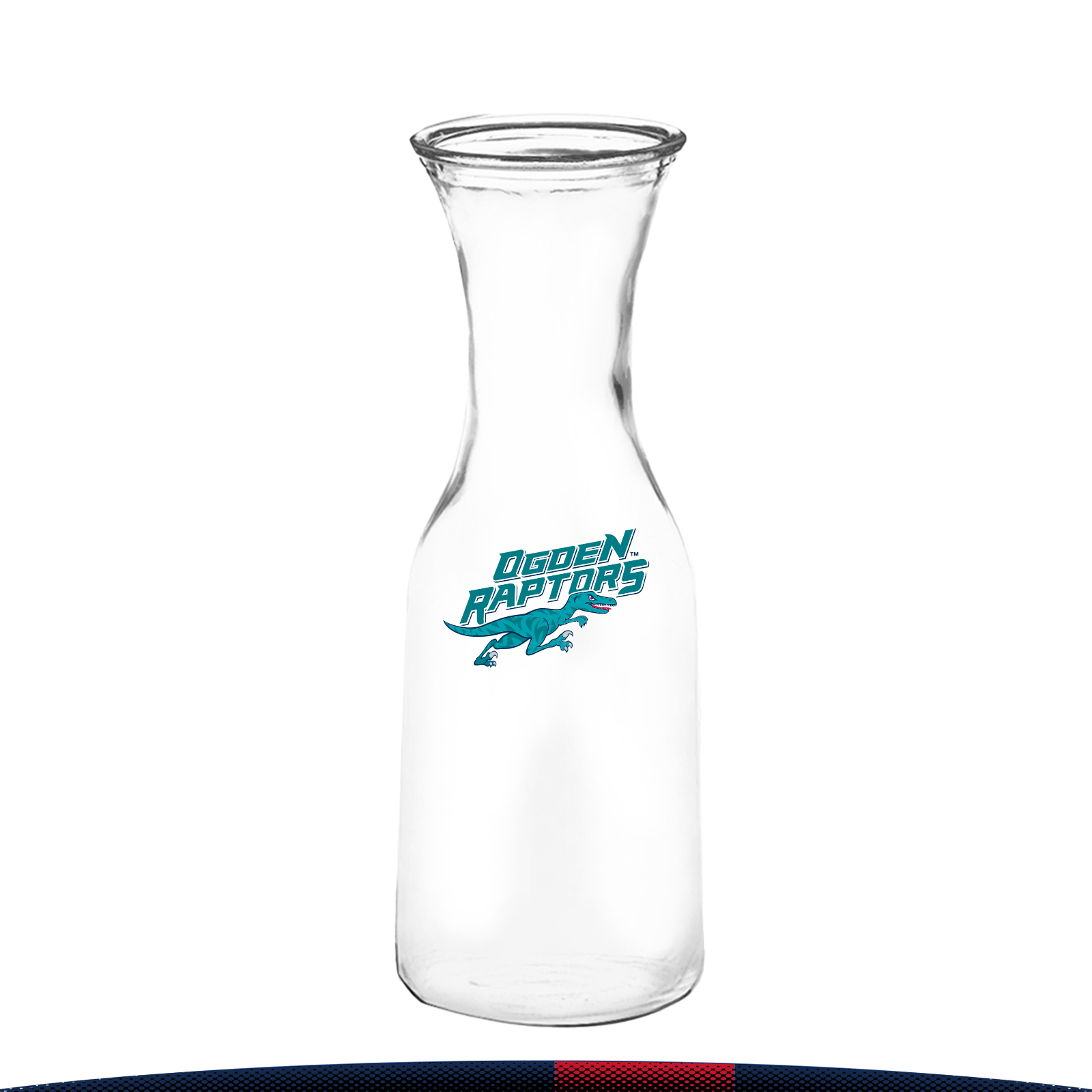34 oz. Fleem Clear Glass Carafes 1
