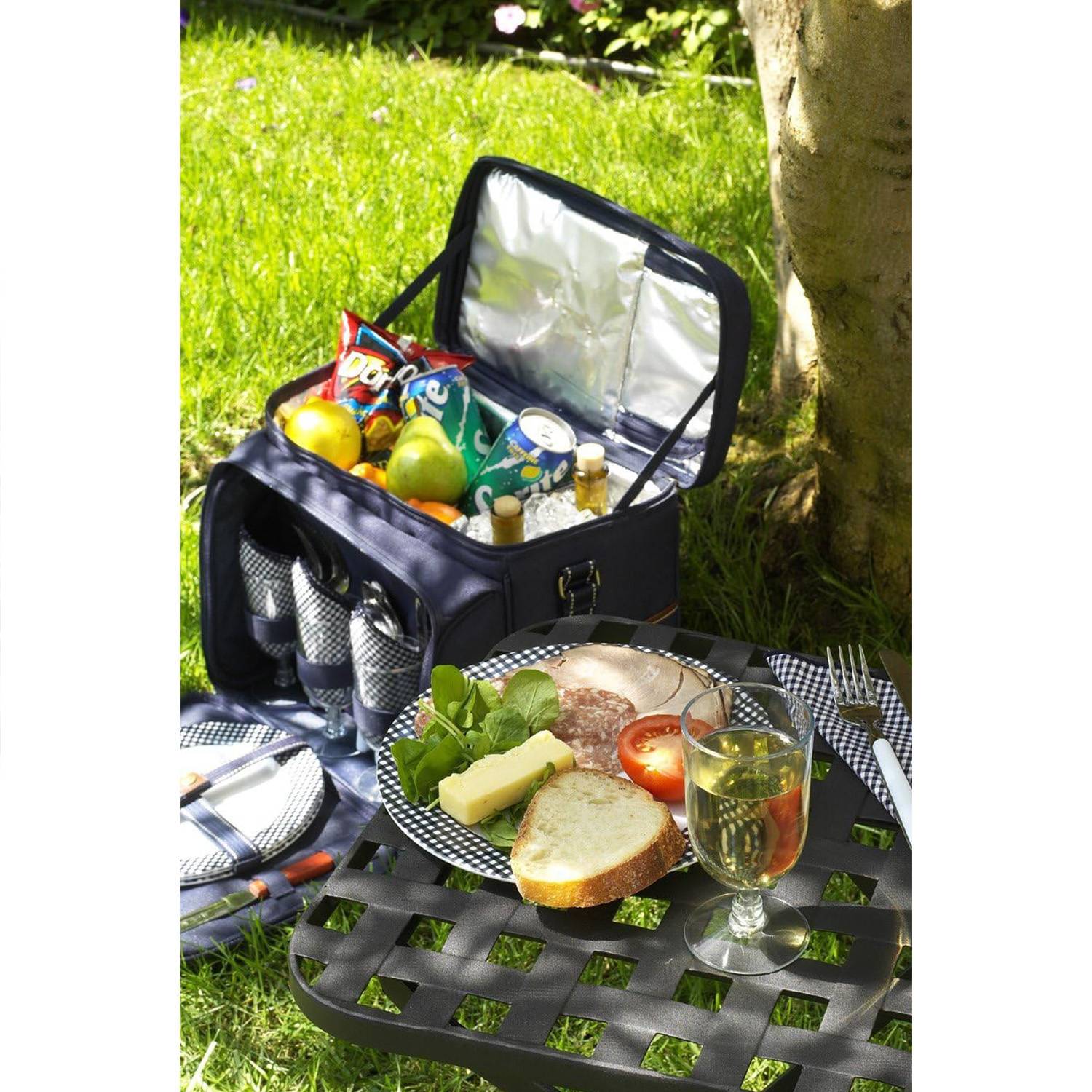 70L Wheeled Oxford Insulated Lunch Cooler Bag for Camping 3