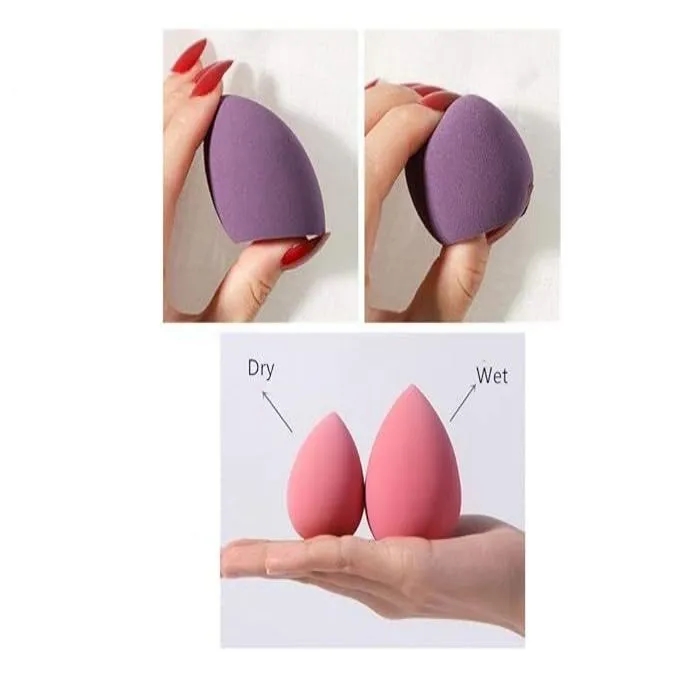 4 Pcs Dry and Wet Use Makeup Sponge Set 1