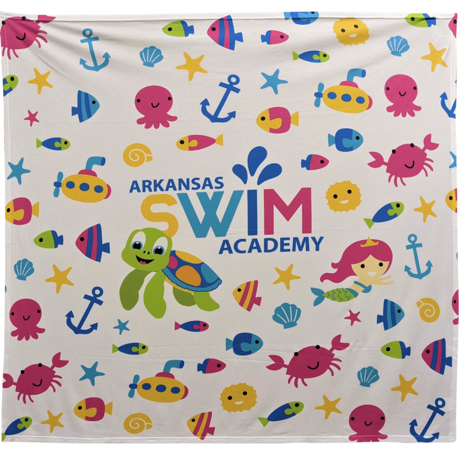 42” x 42” Cotton Feel Swaddle Sublimation Blanket 200 GSM
