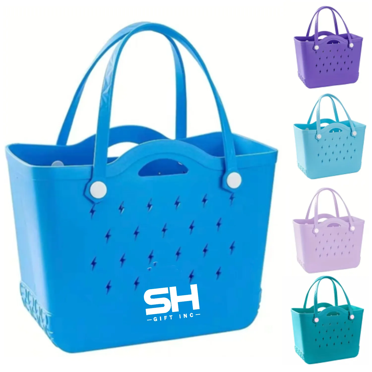 Open Top EVA Beach Tote Bag 2