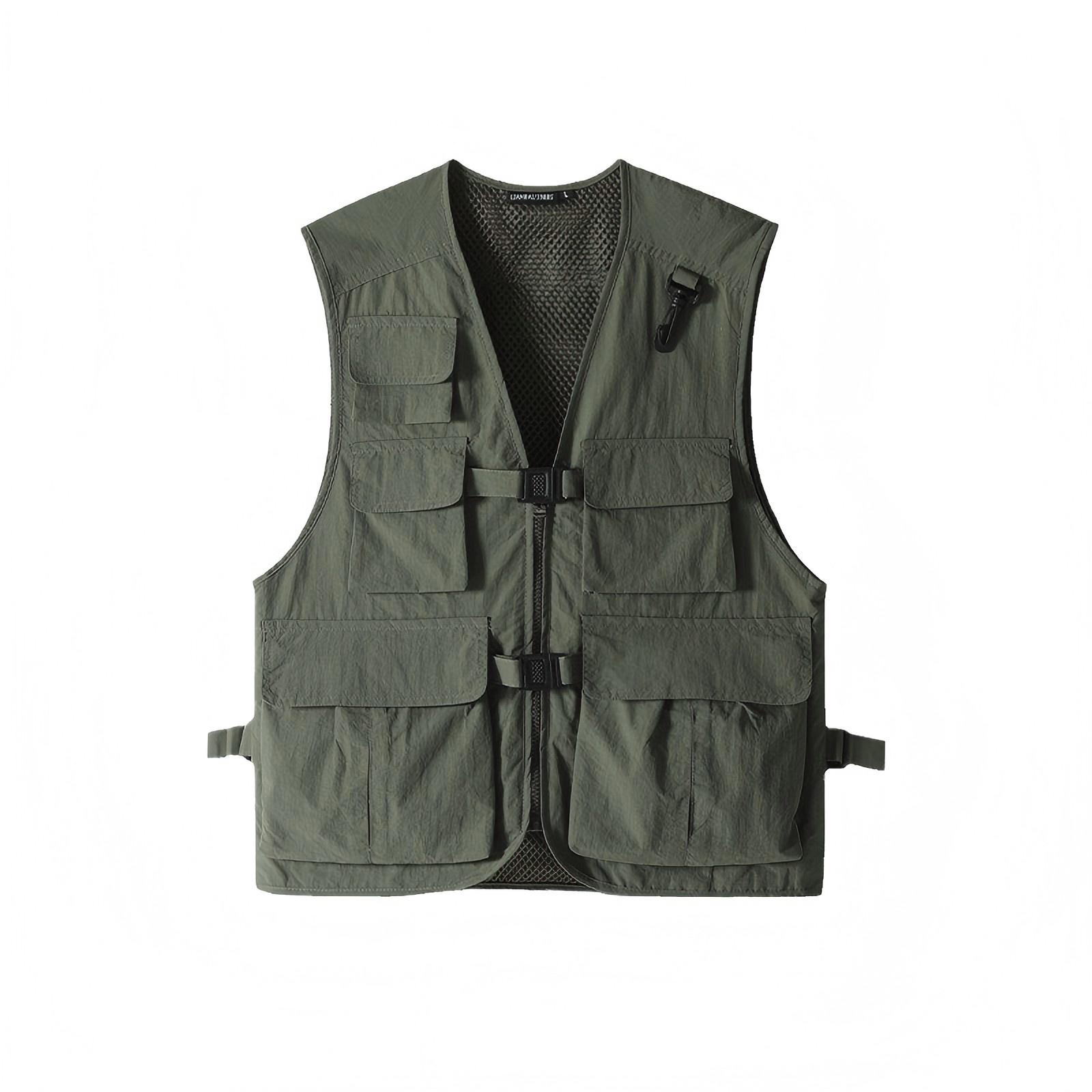Multi-Pocket Utility Vest for Professionals (Custom Logo) 2