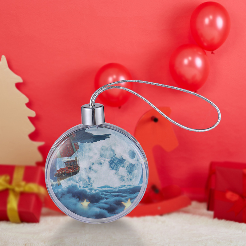Heat-Transfer Plastic Acrylic Christmas Ornaments 6
