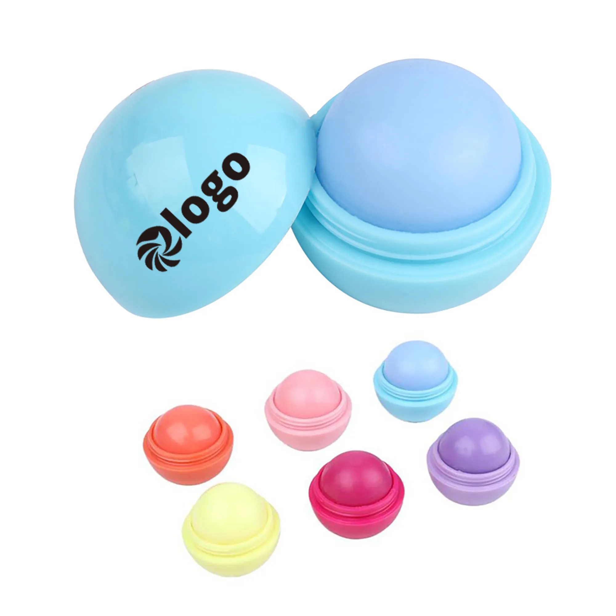 Custom Round Lip Balm