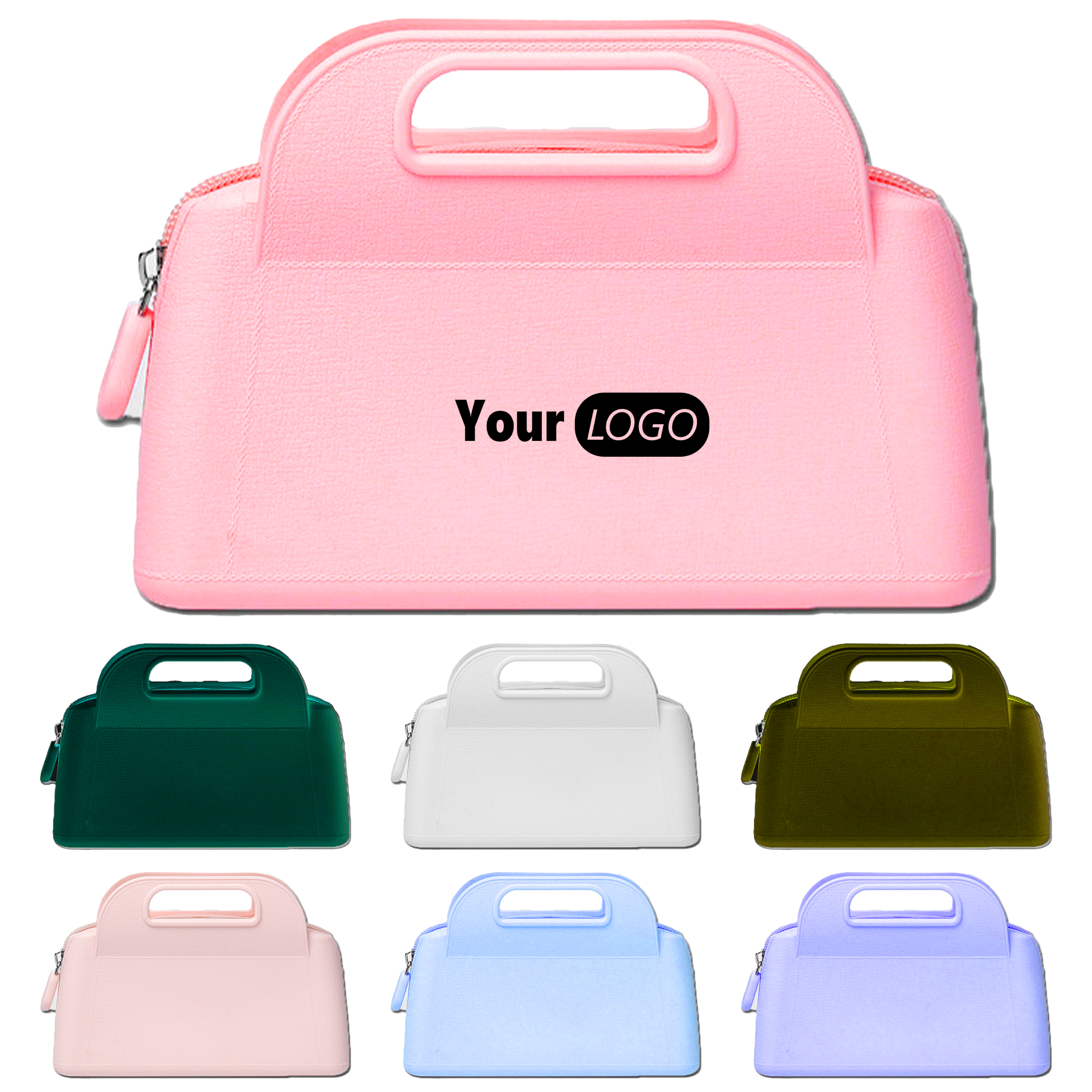 Silicone Stylish Handled Clutch Bag 1