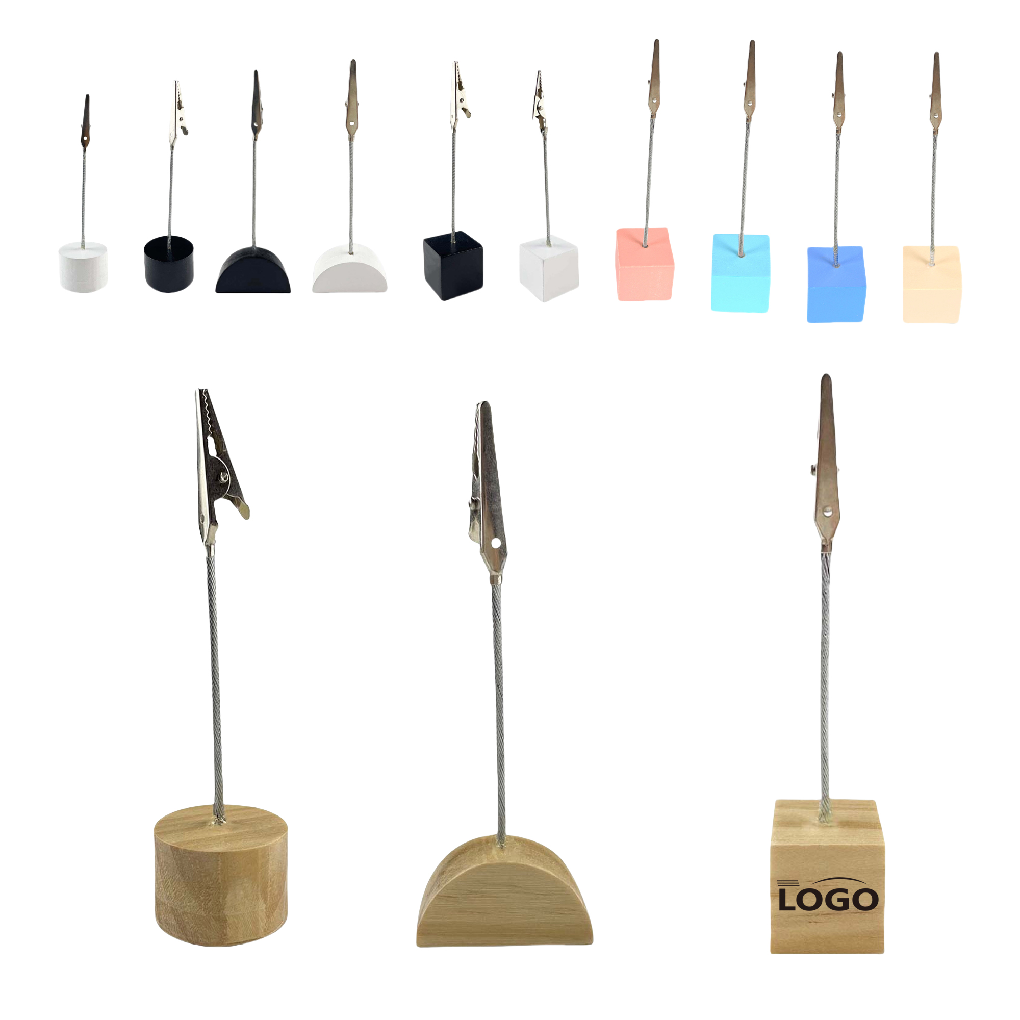 Wood Table Number Holder MOQ100 1