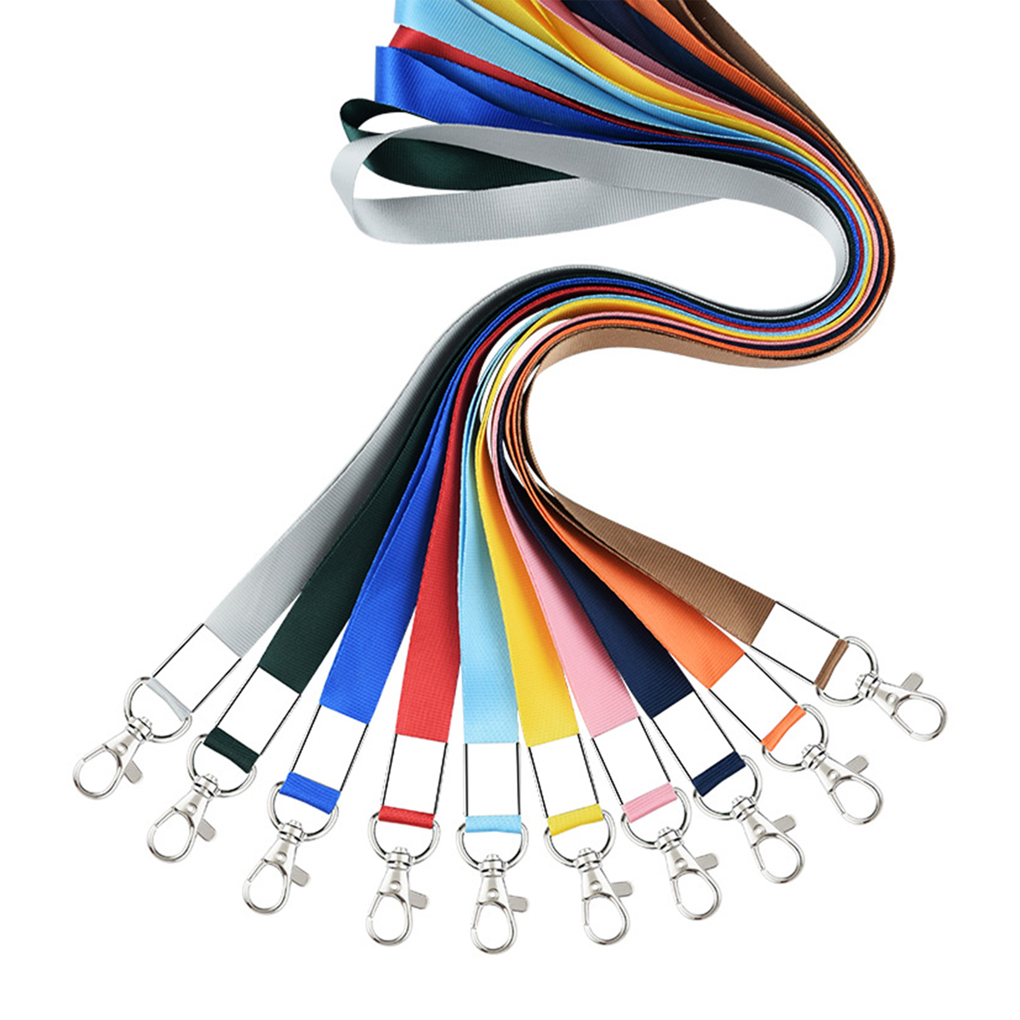 Detachable Custom Color Polyester  Lanyard 2