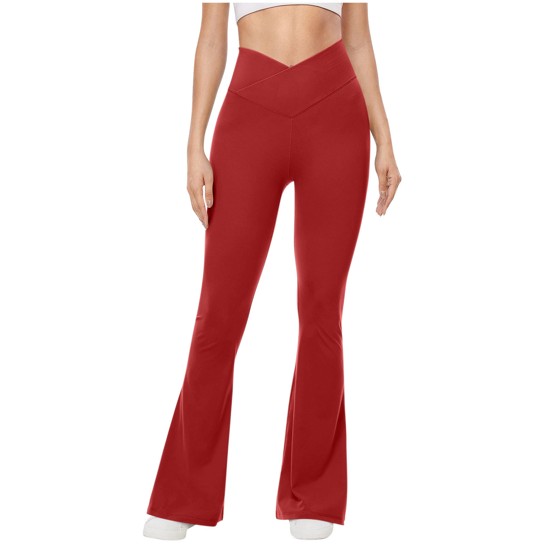 High Waisted Flare Leggings Yoga Pants 23