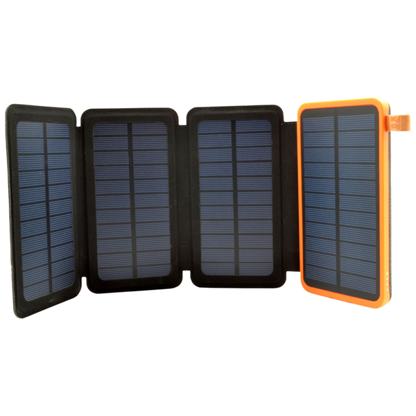 8000mAh 4 Solar Panel Power Bank W/Torch 38