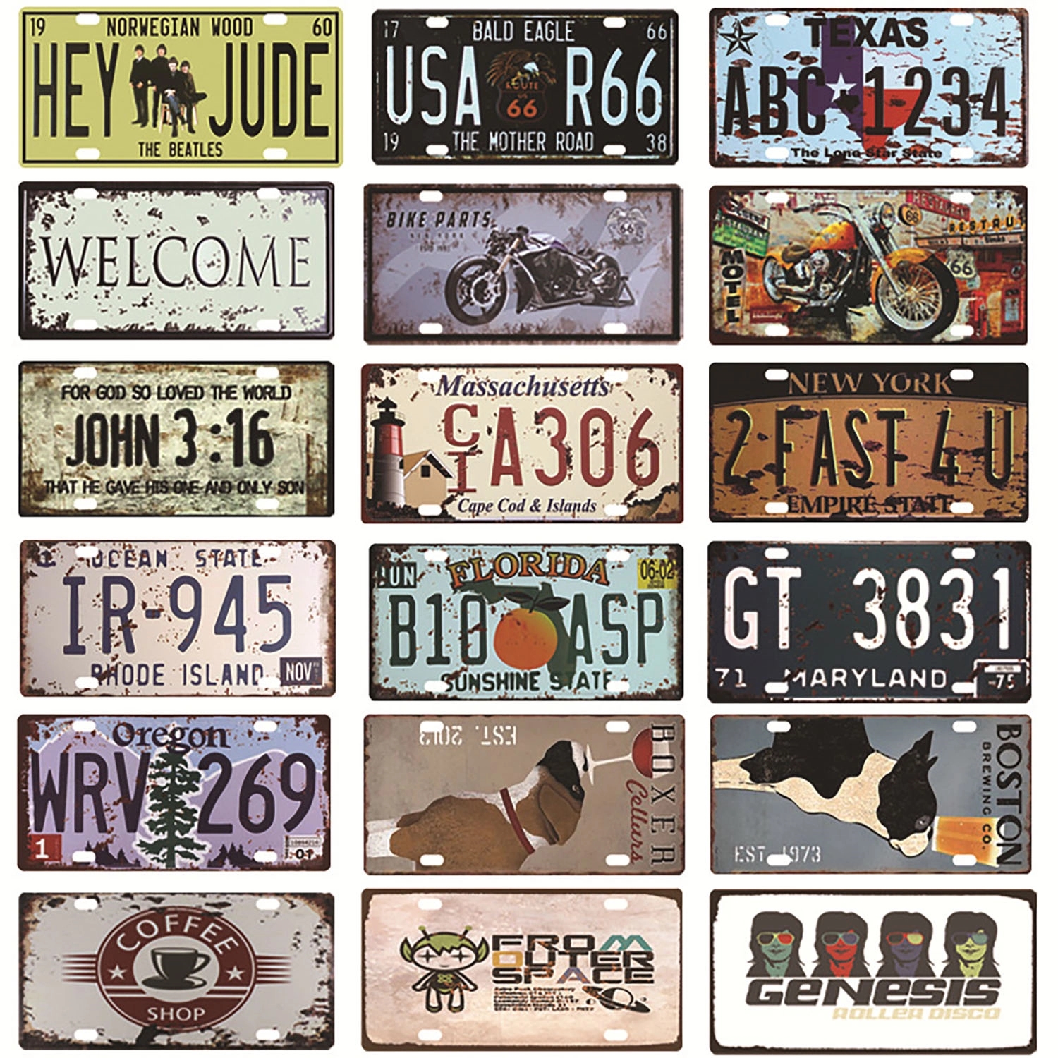 Custom Aluminum License Plate 4