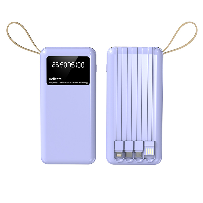 10000 mAh SmartLite 4-In-1 Power Bank W/ LED Display 1