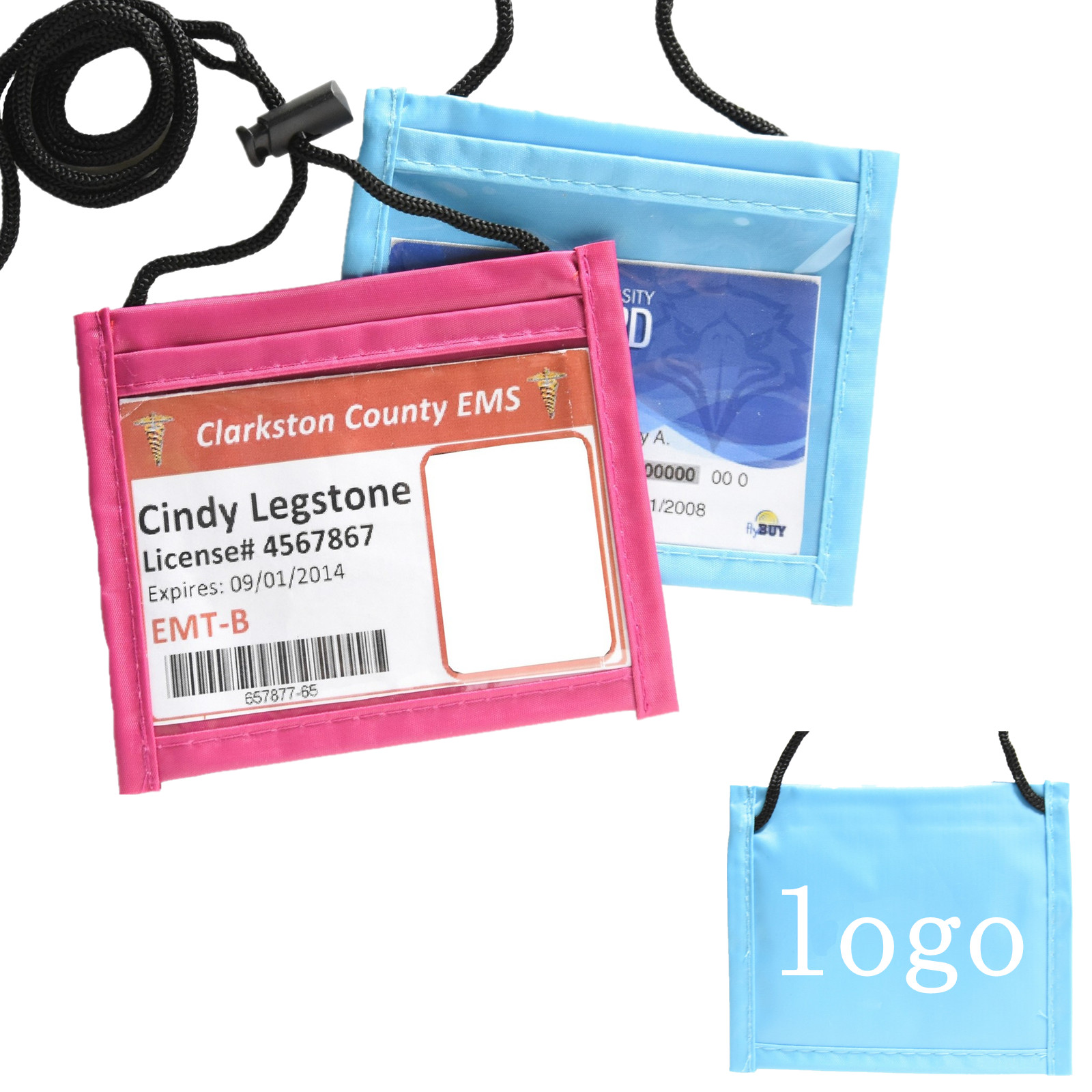 Neck Wallet Convention Badge Bag Holder 1