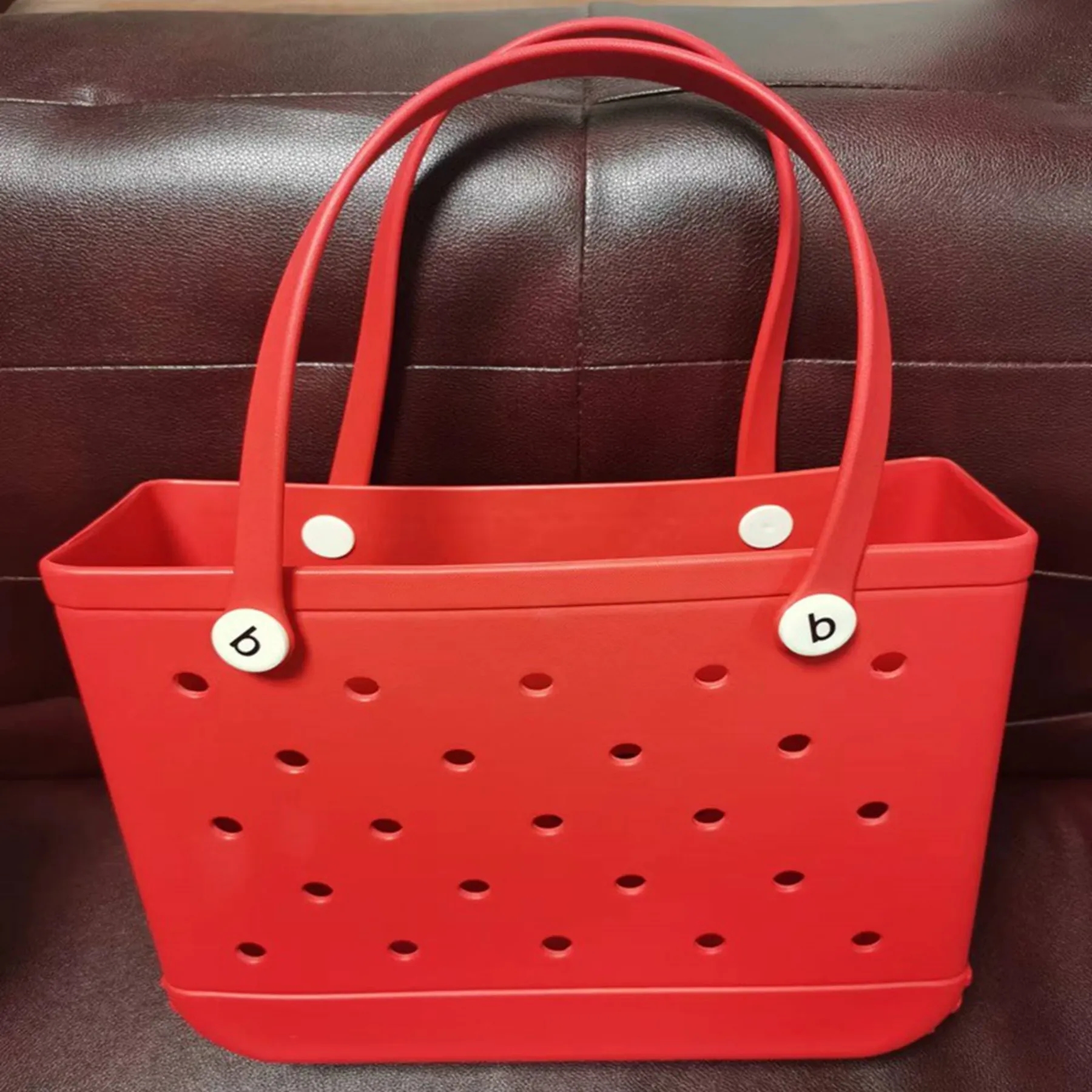 Large EVA Beach Tote Bag with Hole 15