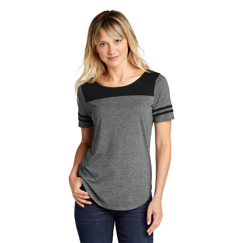 Sport-Tek Women's PosiCharge Tri-Blend Wicking Fan Tee. 36