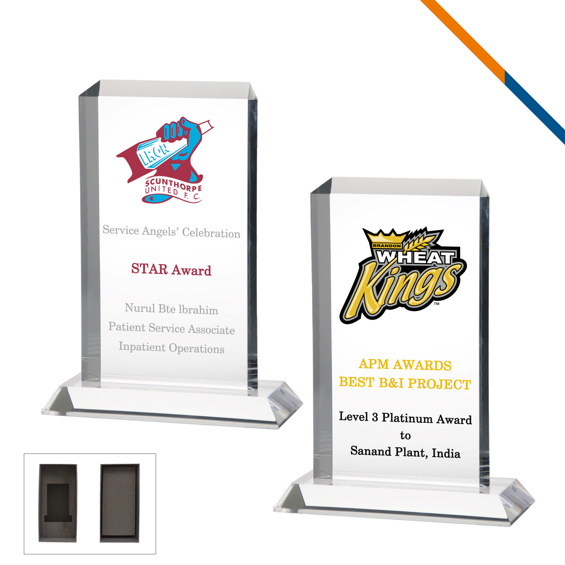 Dorto Tall Rectangle Award 5