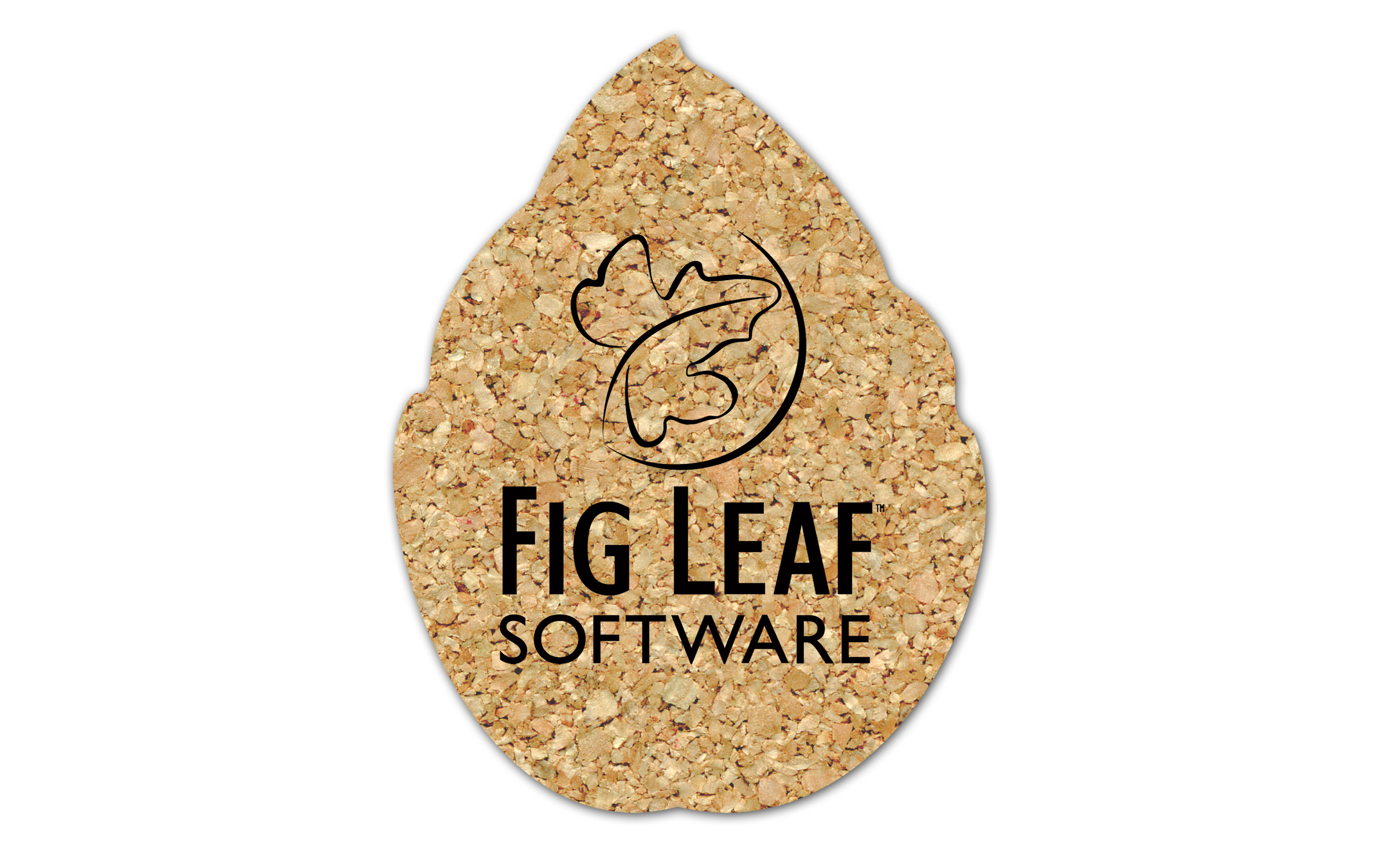 Leaf Cork Coaster 3