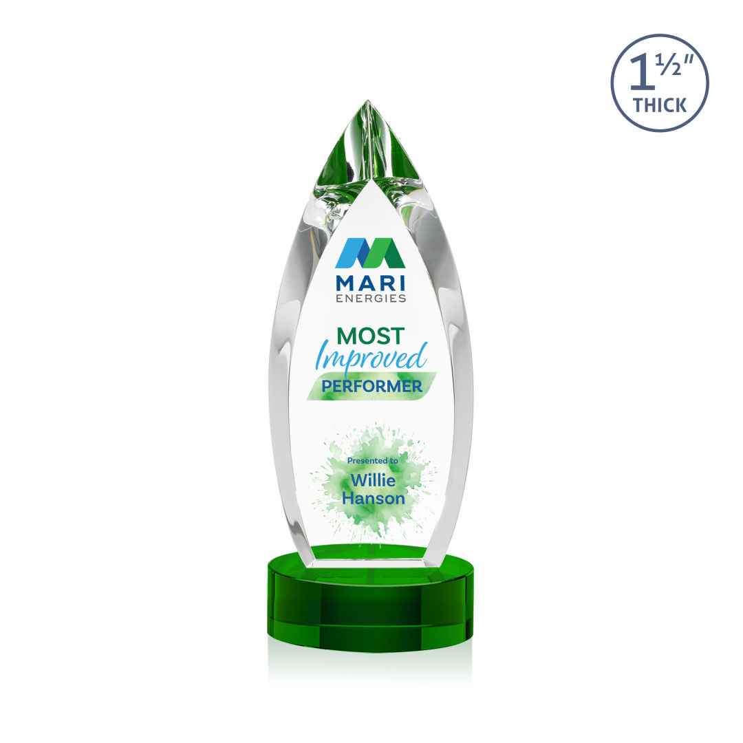 Fortier VividPrint™ Award on Base - Green 8