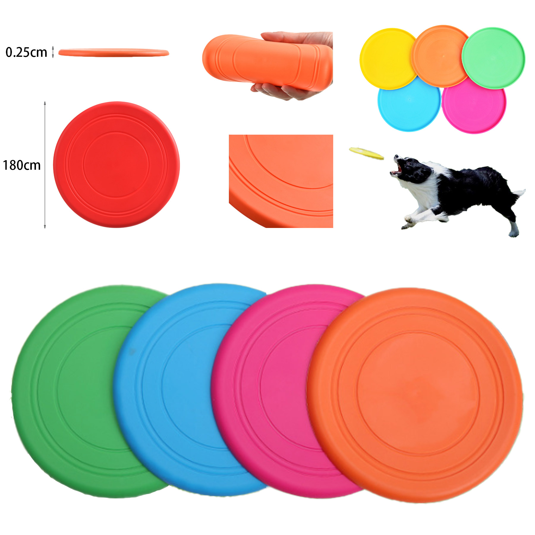 Silicone Pet Flying Disc 1