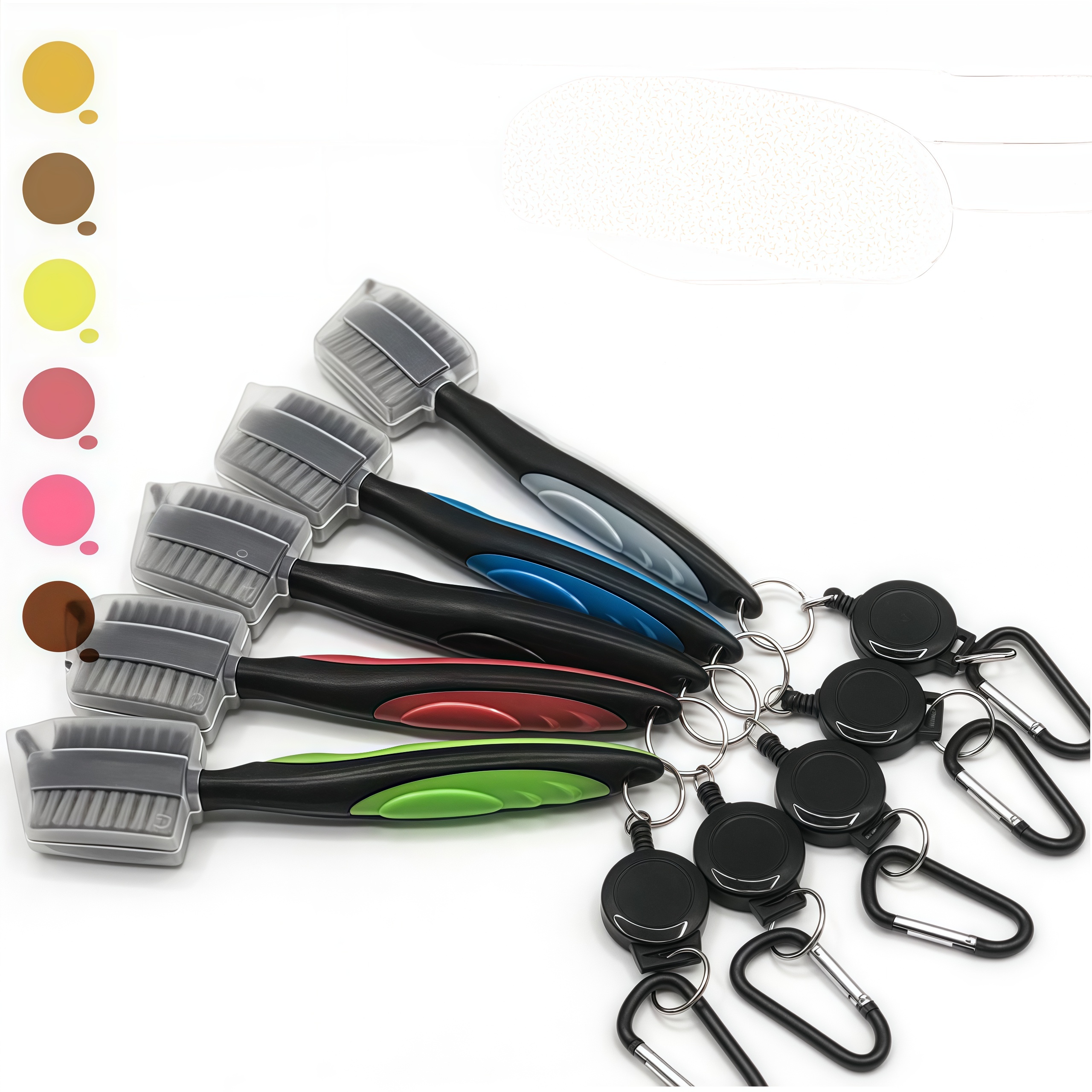 Golf Cleaning Tool Brush With Keychain 2