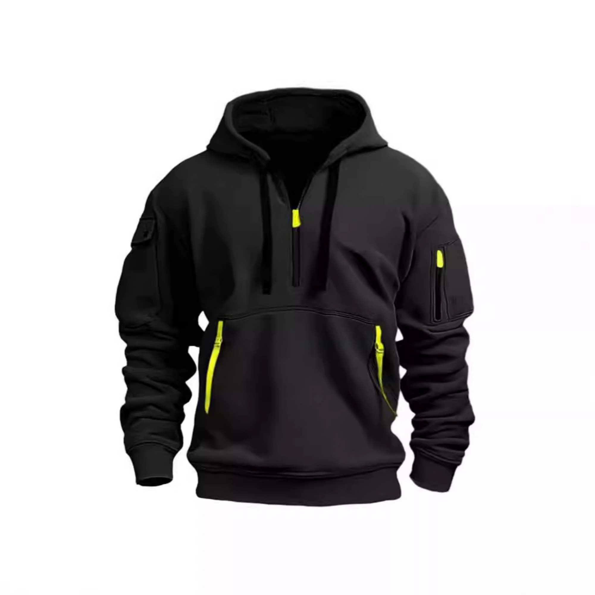 Quarter Zip Pullover With Pockets, custom hoodie or sweatshirt with logo imprint 7