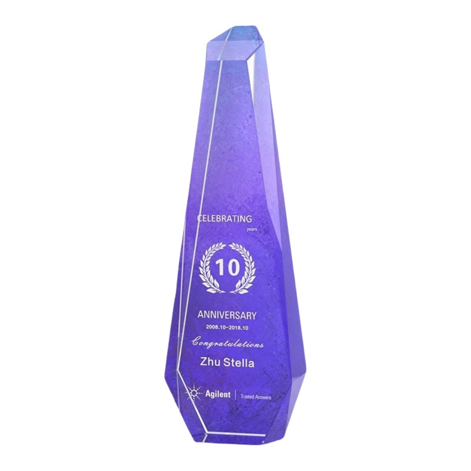 Crystal Award Trophy 5