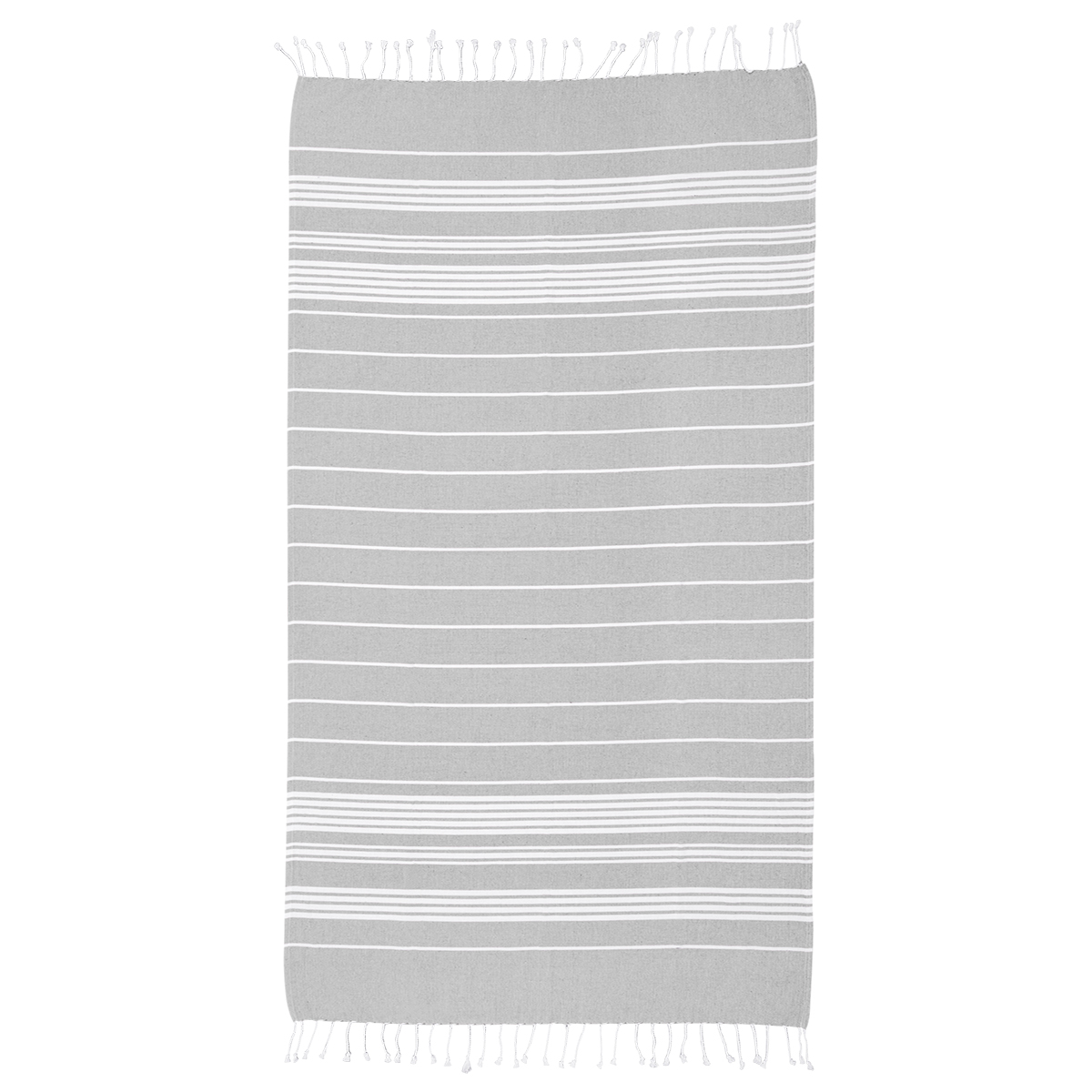 Recycled Beach Blanket With Tassel Fringe 4