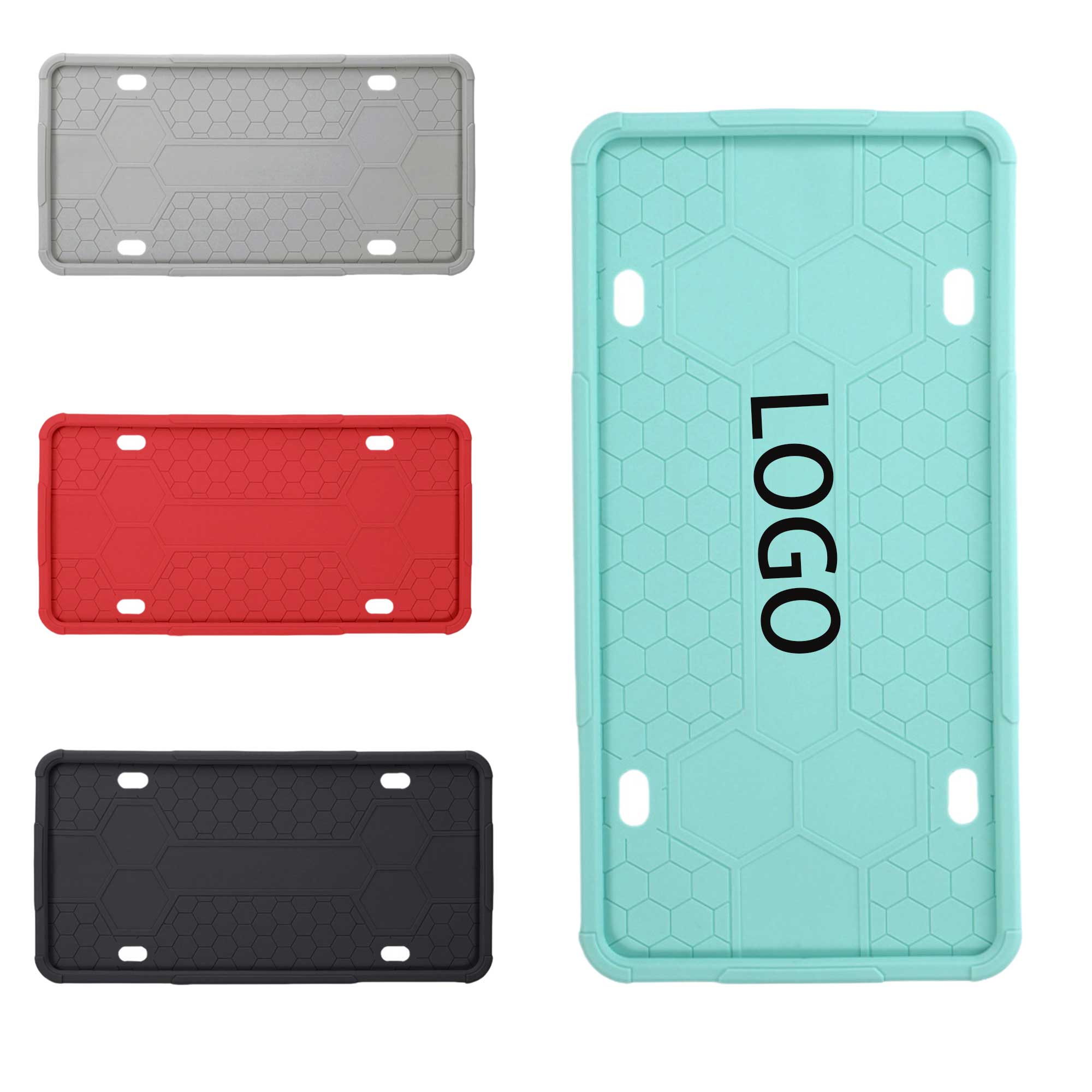 Car Silicone License Plate Frame 2