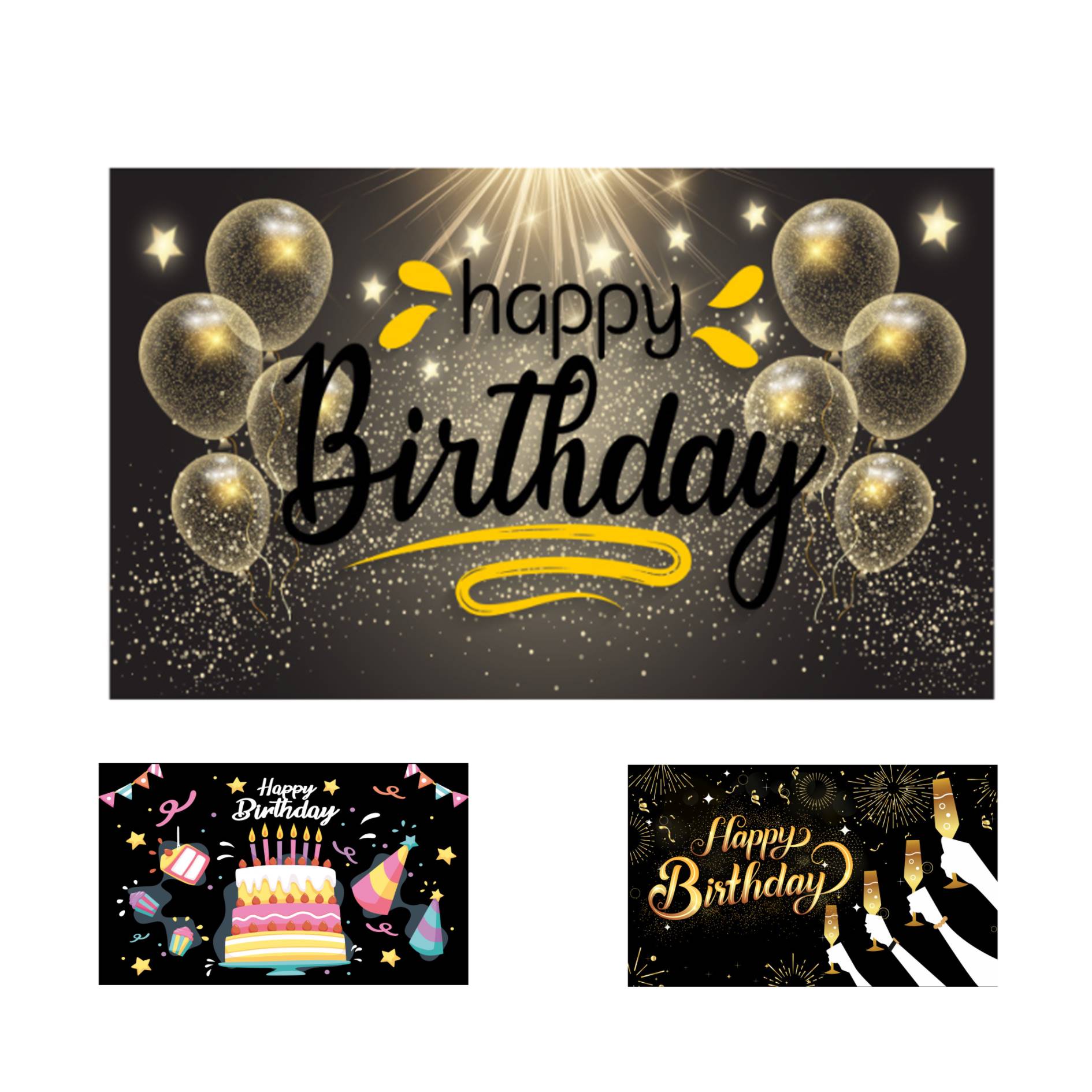 Custom Birthday Party Decoration Banner 3