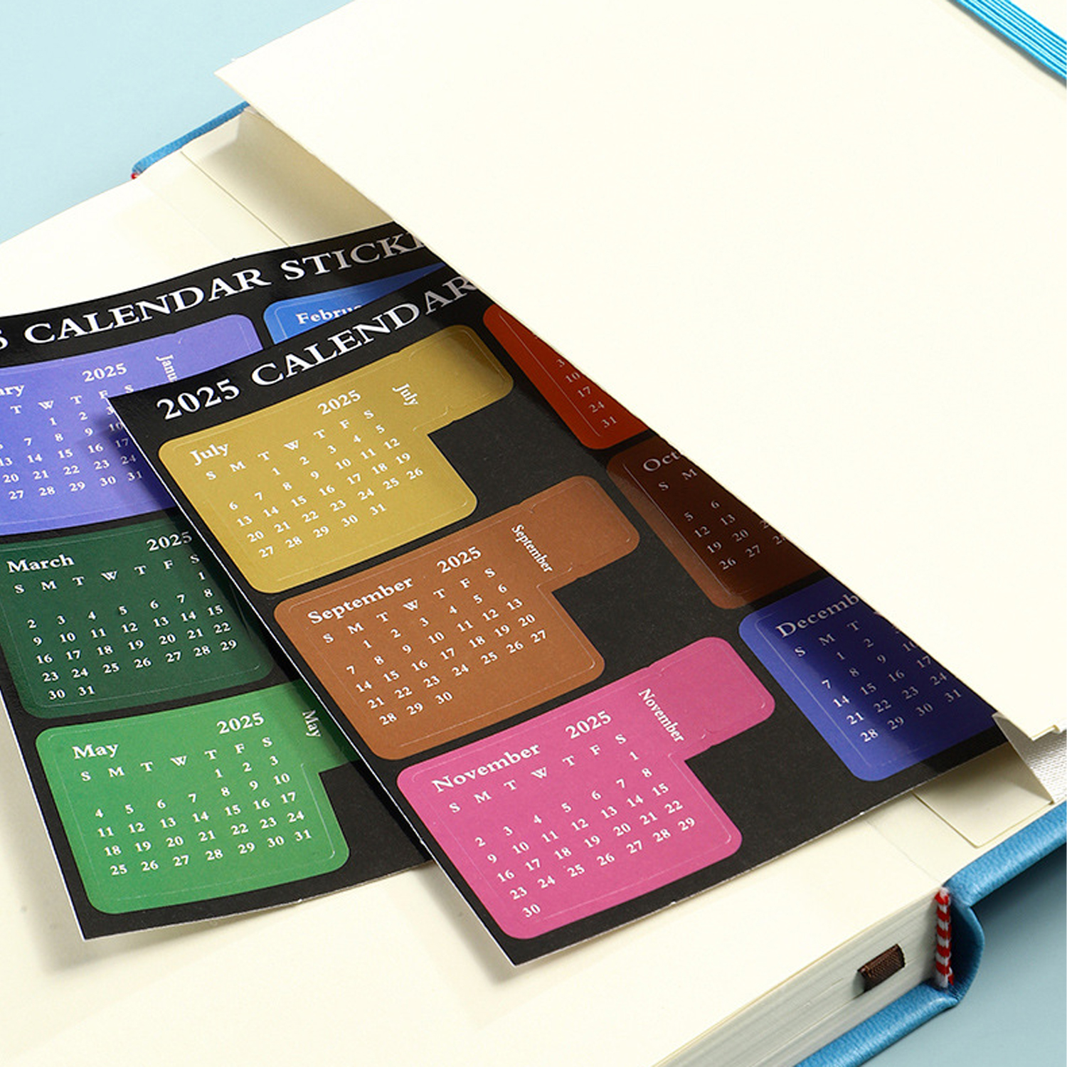 2025 A5 PU Leather Hard Cover Notebook 3