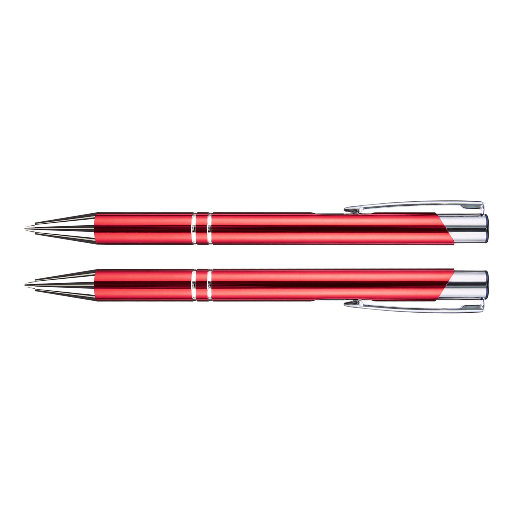 Sleek Metal Finish Aluminum Ballpoint Pens 4