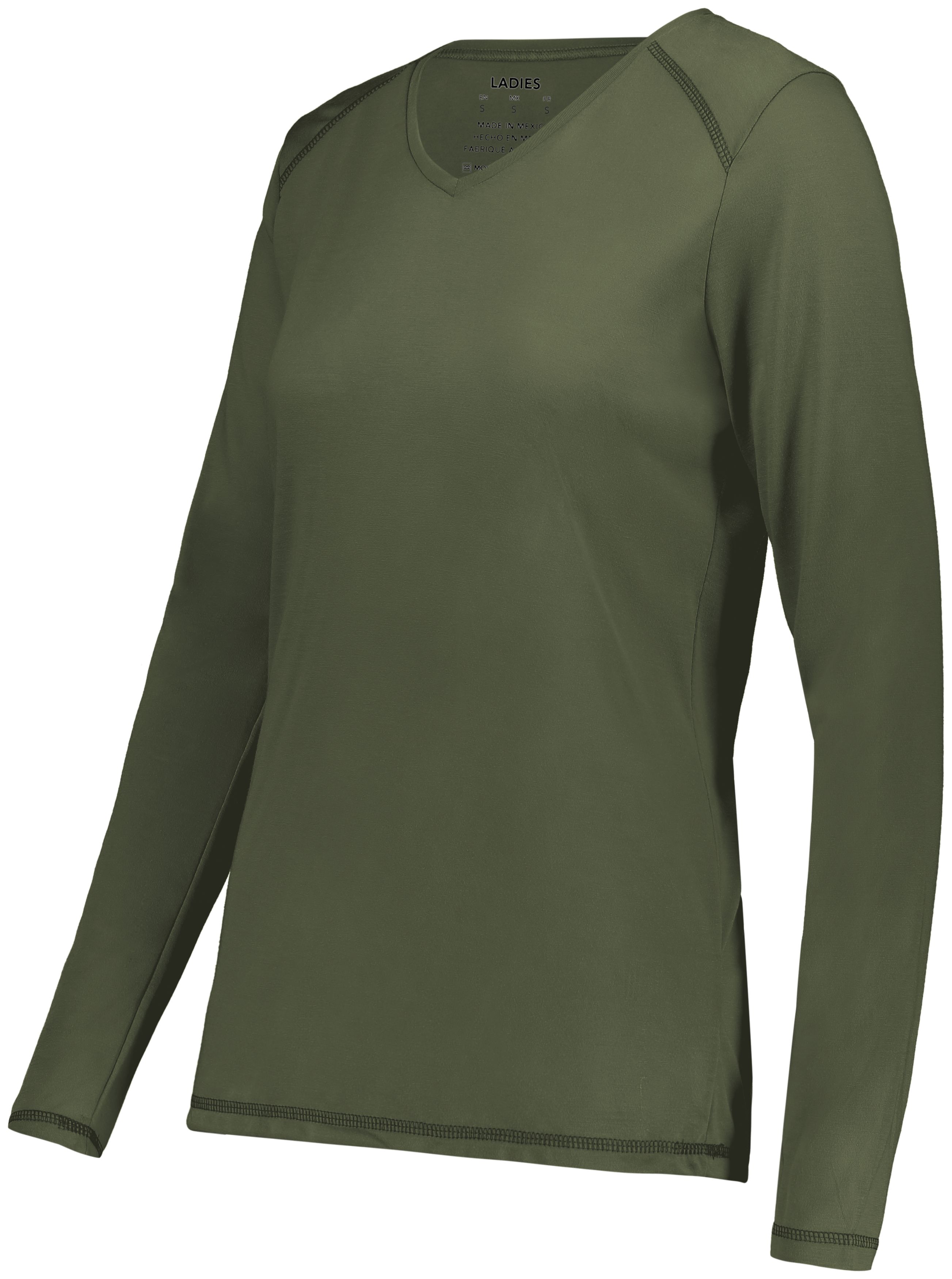 Ladies Super Soft-Spun Poly Long Sleeve Tee 9