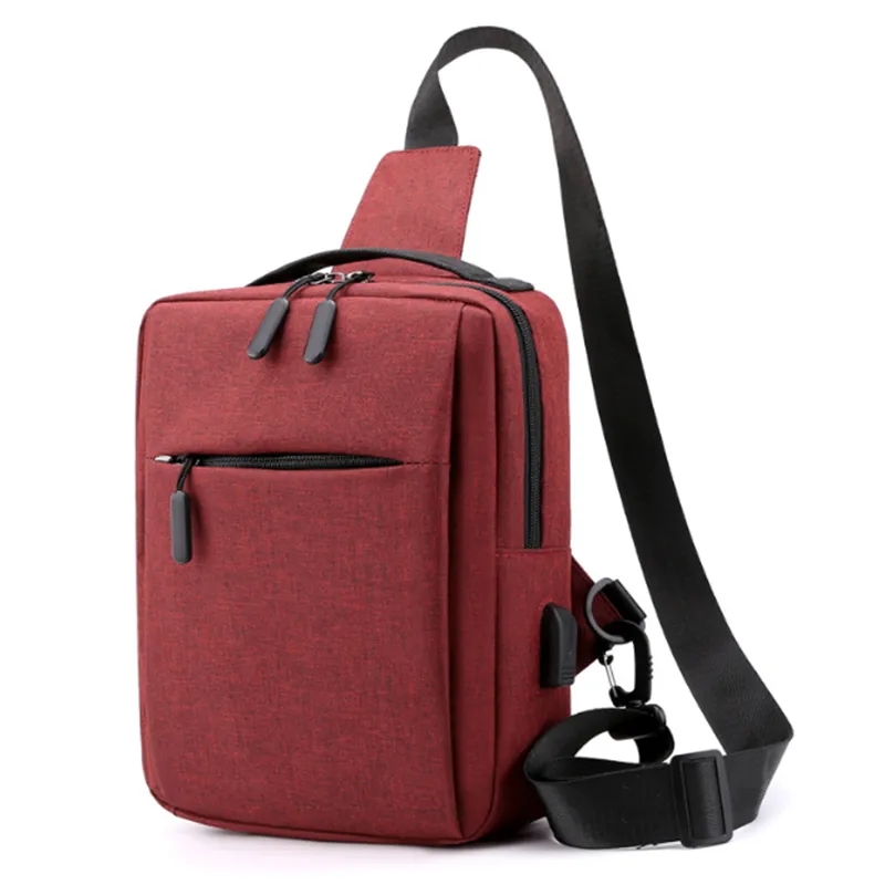 Waterproof Crossbody Bag With USB Charging Port 2