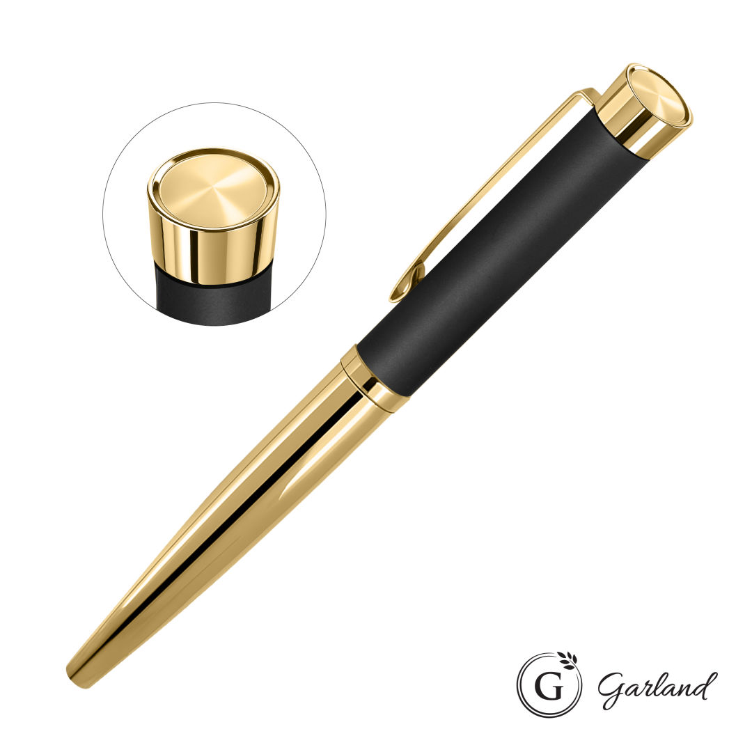 Garland® Executive Cust Emblem Monogram Rollerball Pen-Gold 7