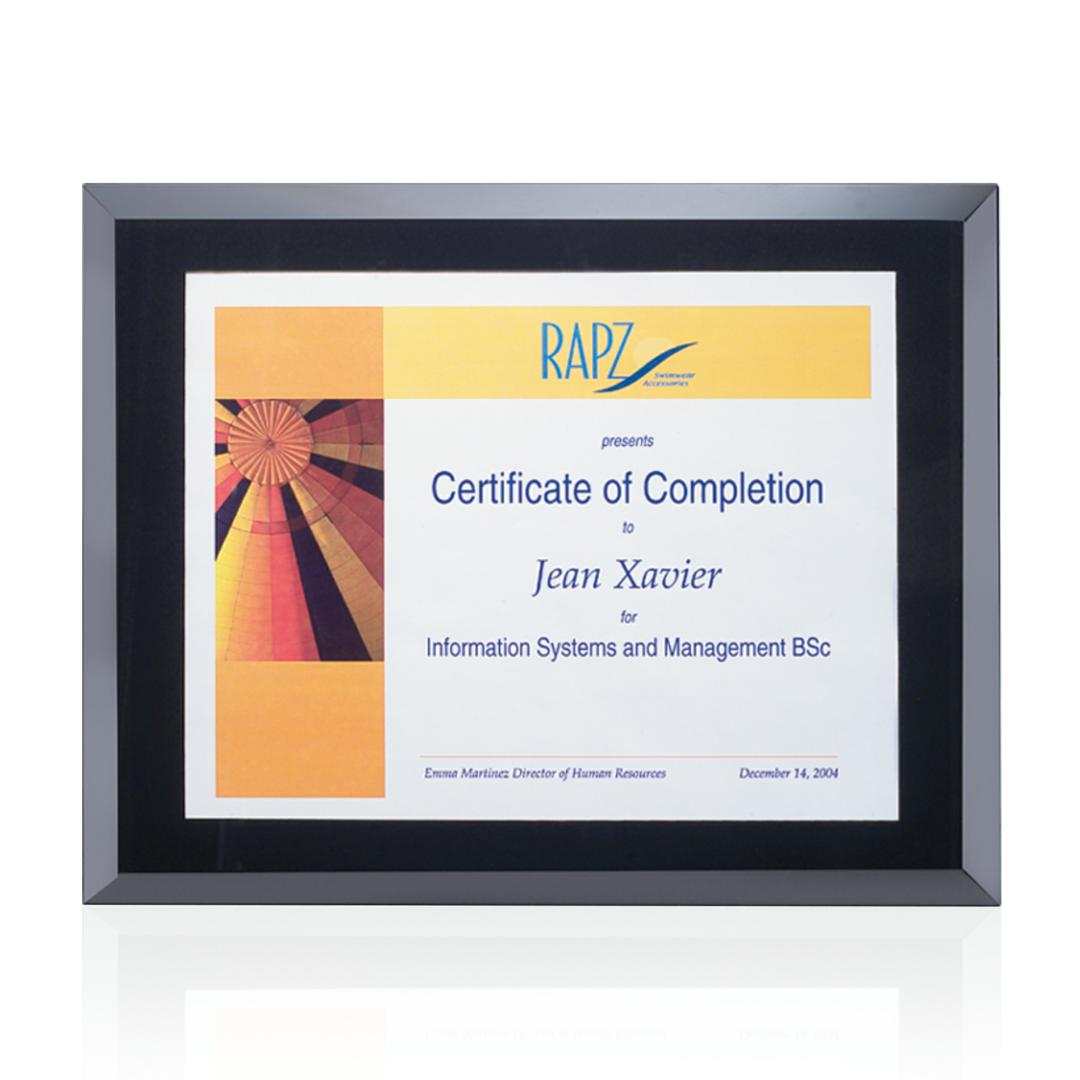 Avonlea Certificate Frame 2