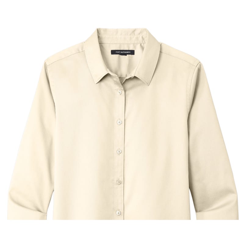 Port Authority Ladies Long Sleeve SuperPro React Twill Shirt. 11