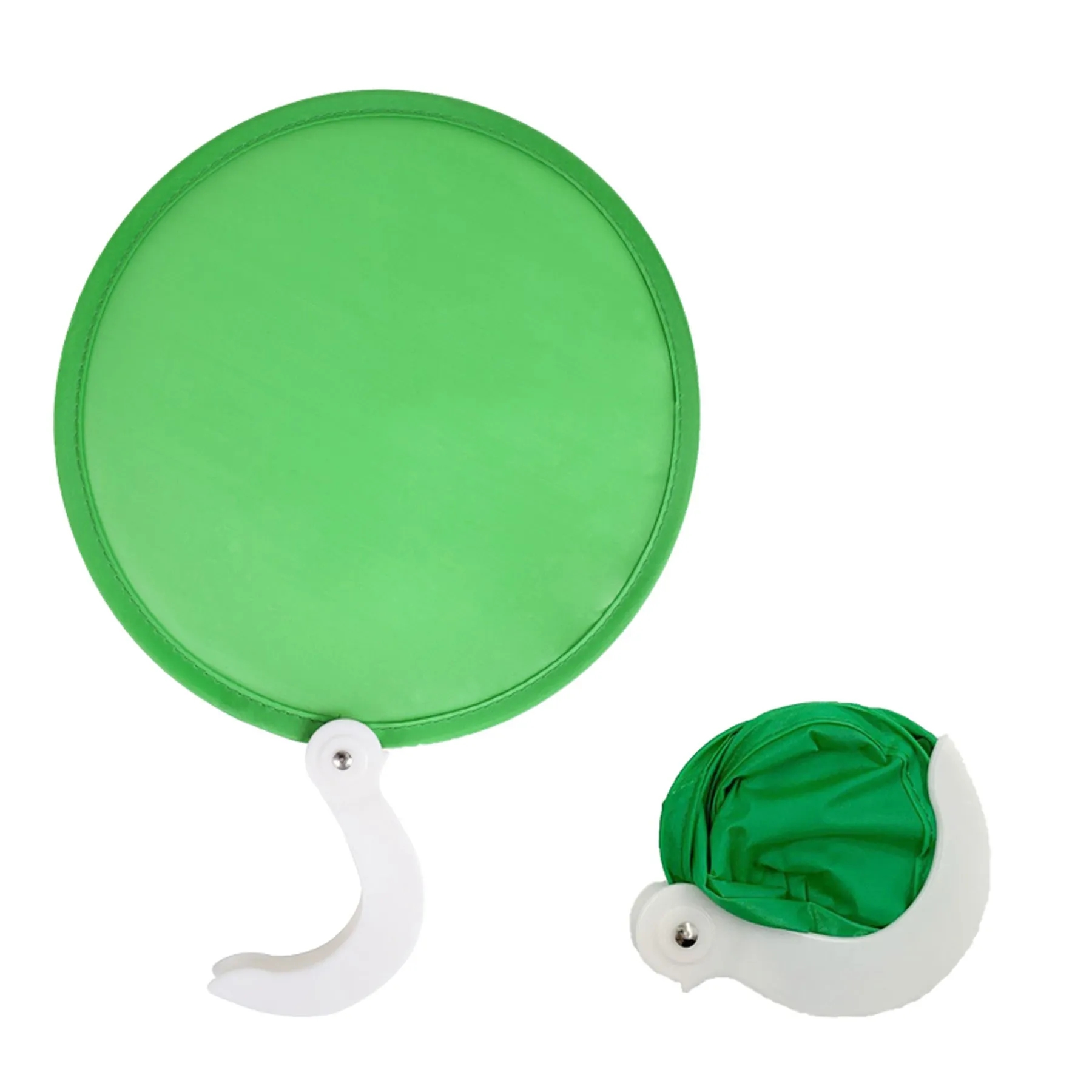 Round Folding Nylon Handle Fan 4