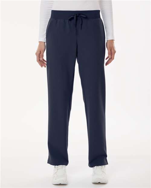 Women's Petite Sizes Xenos Essential Knit-Waist Scrub Pants - W20001P 53