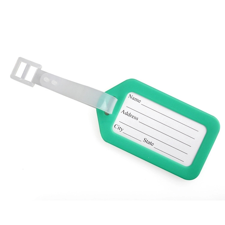 Plastic Rigid Luggage Tag Holders 3