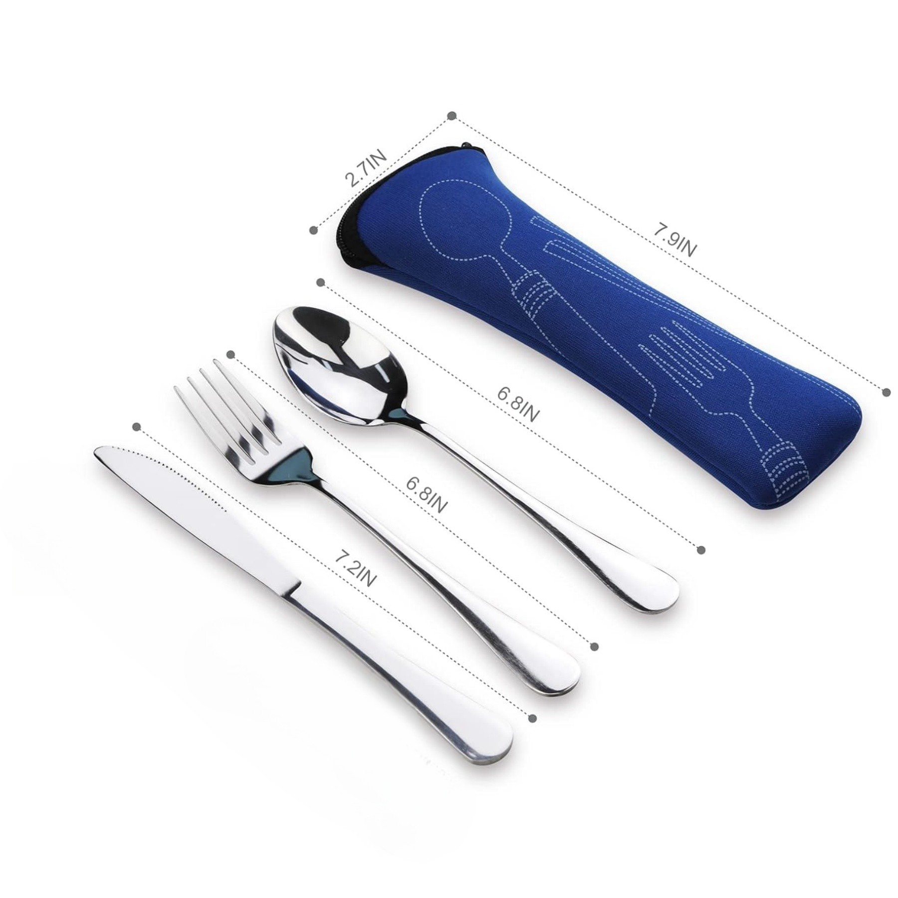 Premium Stainless Steel Travel Cutlery Set 1
