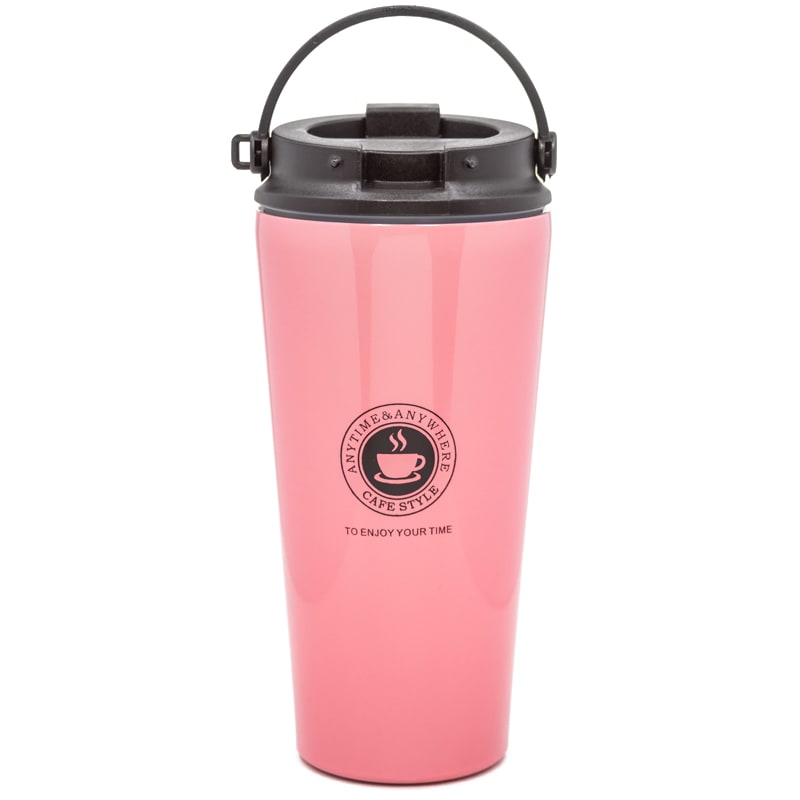 17 Oz. Custom Printed Travel Coffee Tumblers With Handle 1