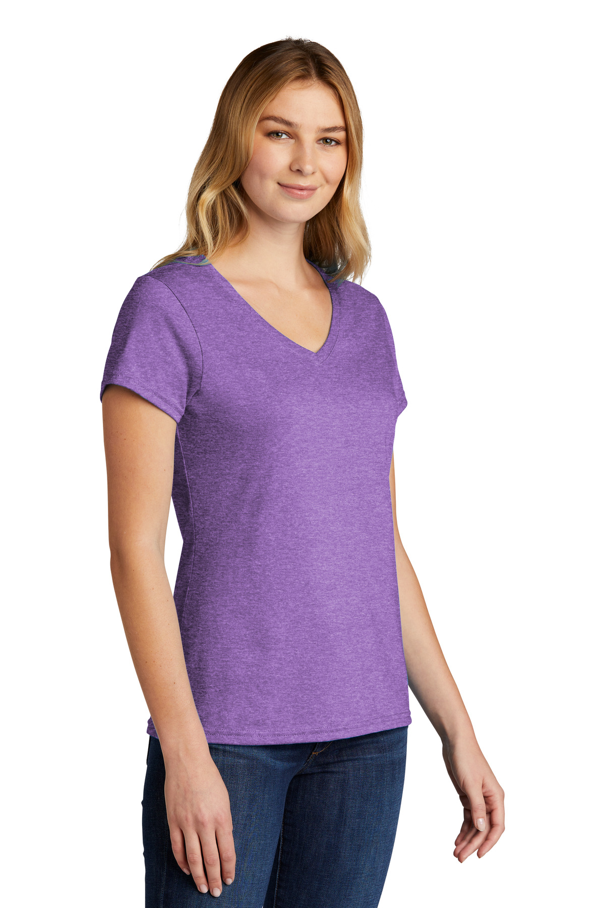 Port & Company® Women's Tri-Blend V-Neck Tee 21