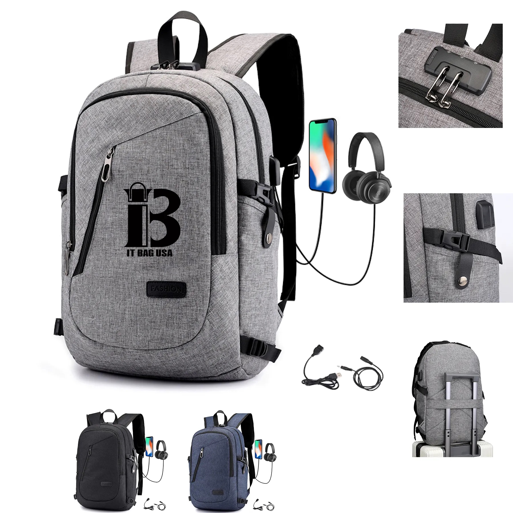15.6-Inch Anti-Theft Business Backpack 1