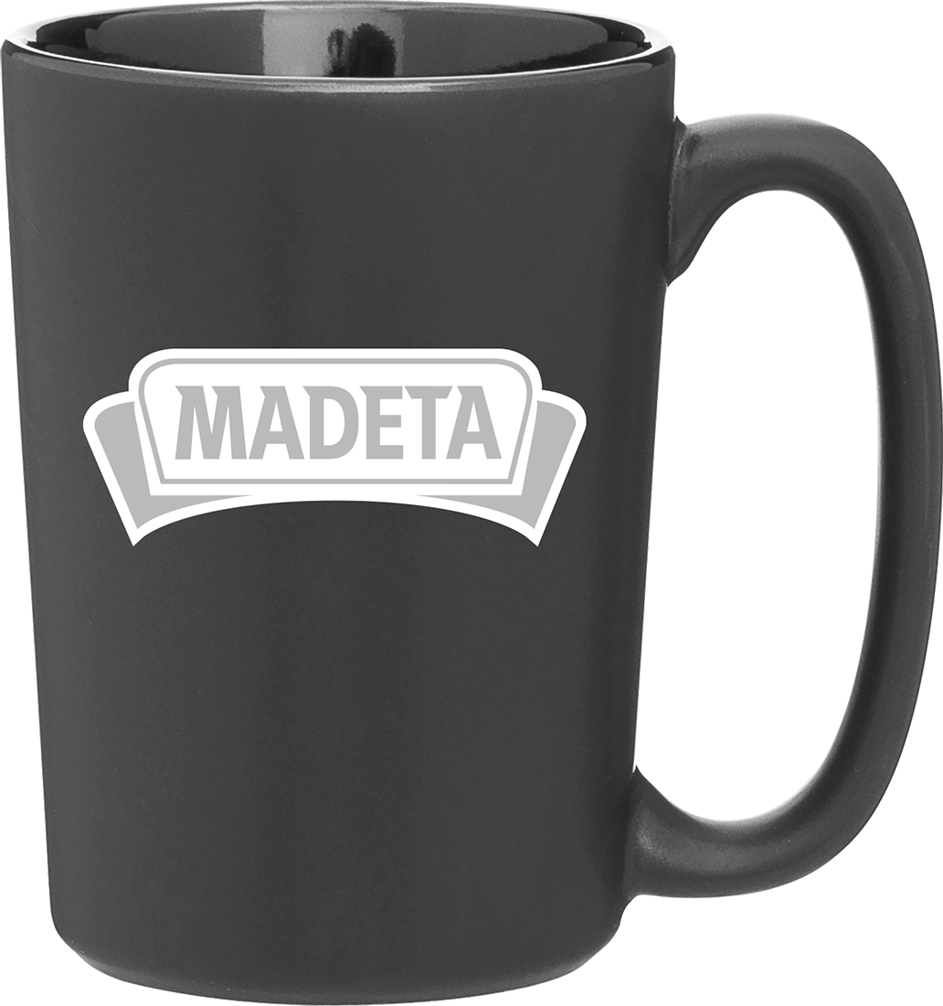 12 oz rocca mug matte black