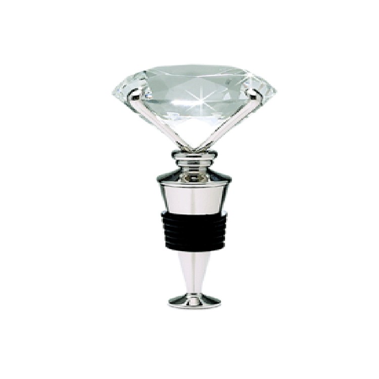 Clear Diamond Bottle Stopper 1