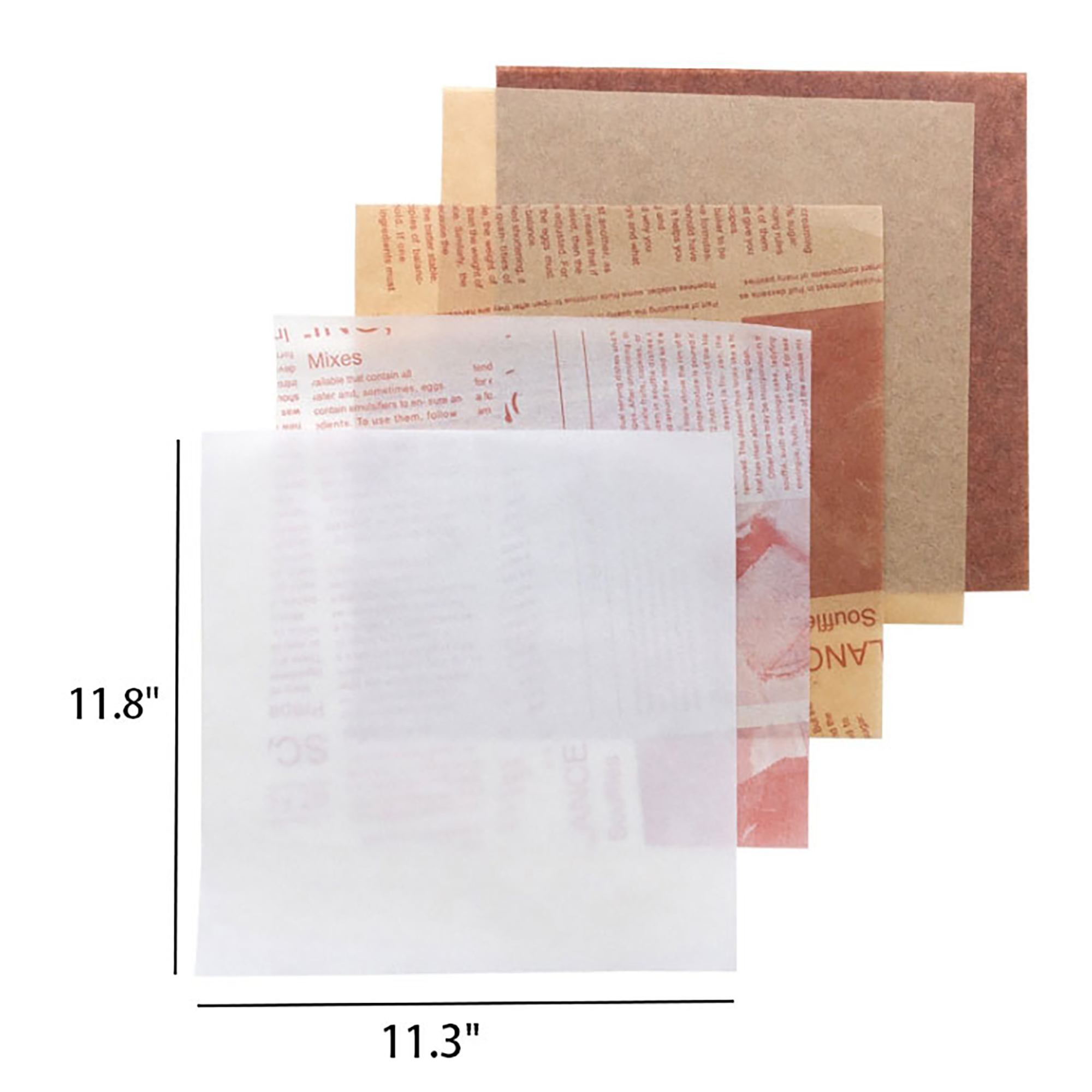 Customize Food Hamburger Paper 3
