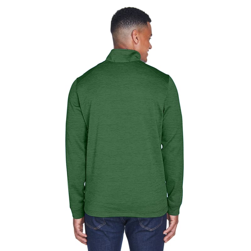 Devon & Jones Men's Newbury Mélange Fleece Quarter-Zip 7