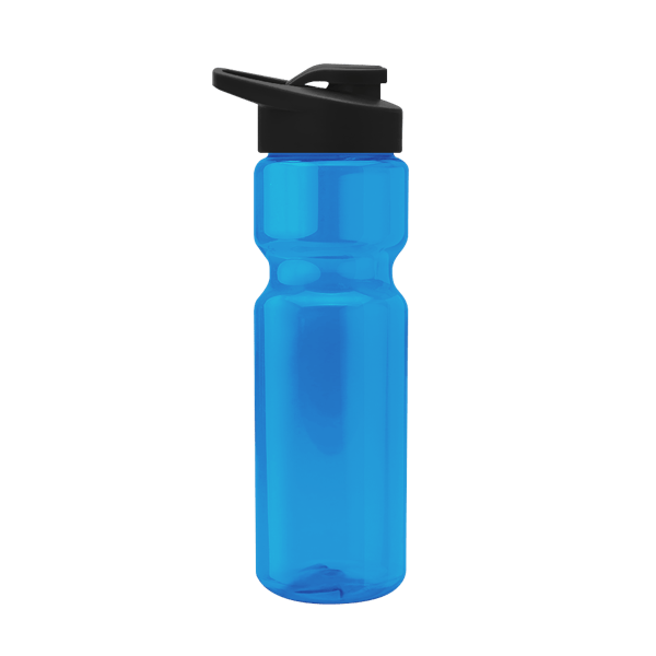 Blazer 28oz Transparent Bike Bottle w/Drink-thru Lid 269